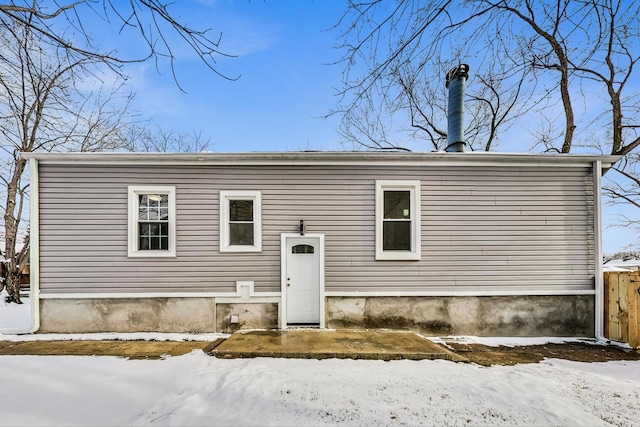 view of front of home