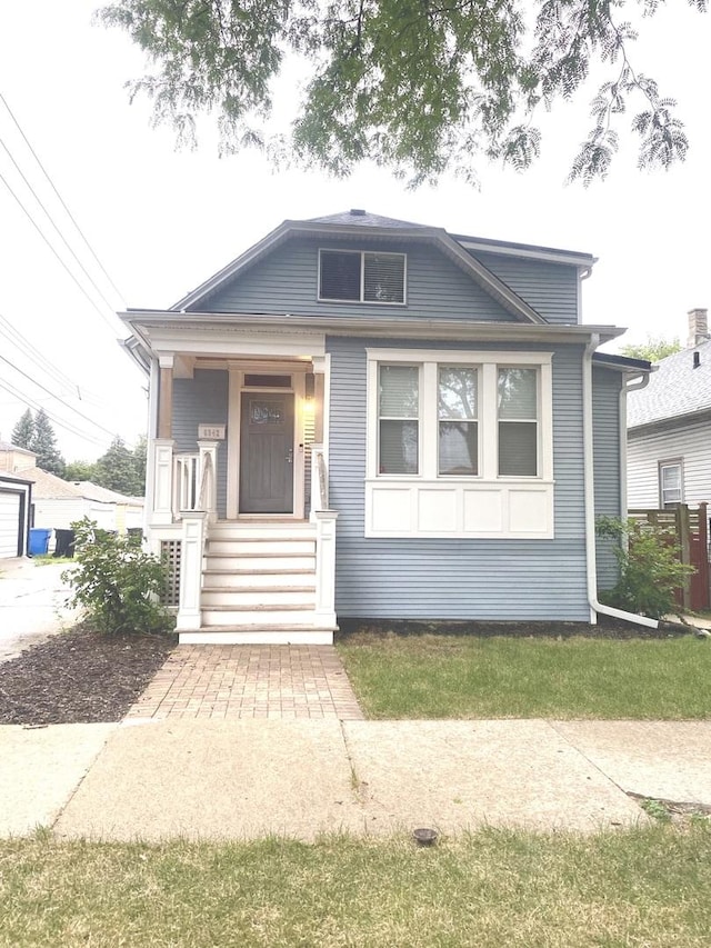 view of front of home