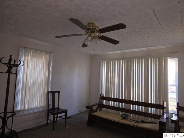 bedroom featuring a textured ceiling