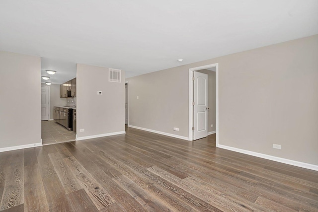 interior space featuring hardwood / wood-style flooring