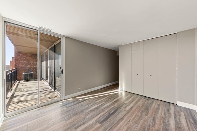 interior space featuring light hardwood / wood-style flooring