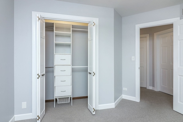 view of closet