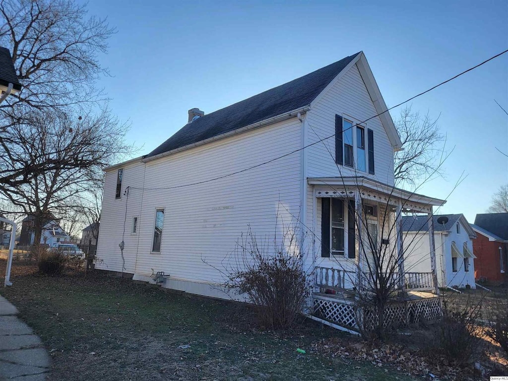 view of property exterior