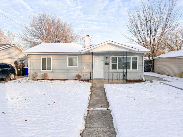 view of front of property