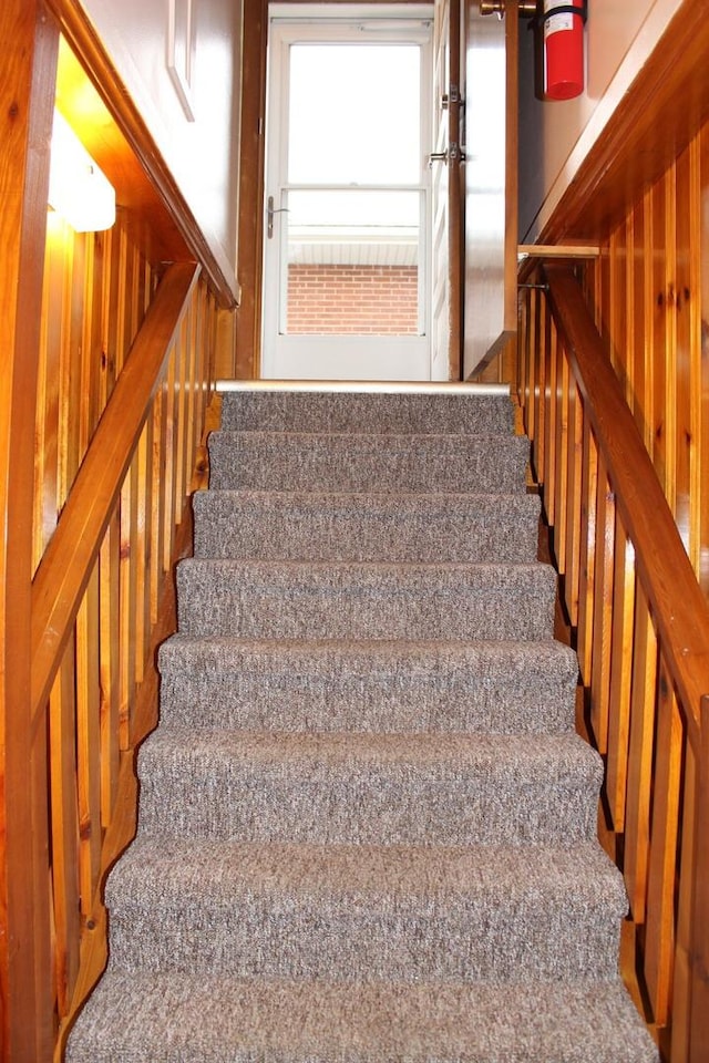 view of stairs