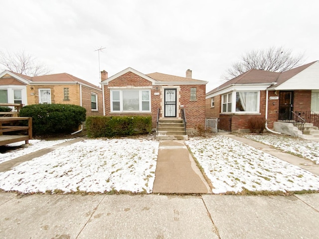 view of bungalow-style home