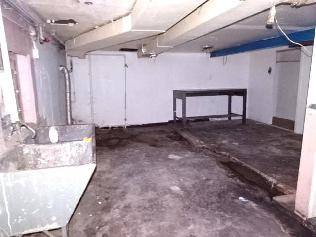 view of basement