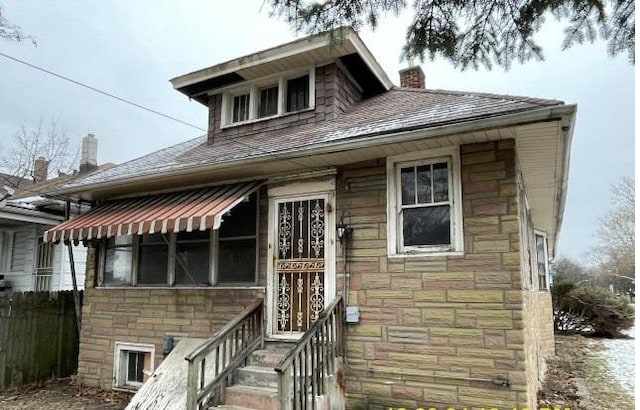 view of bungalow