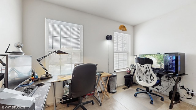 office space featuring plenty of natural light