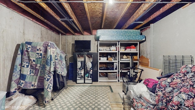 view of storage room