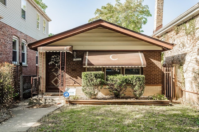 view of front of property