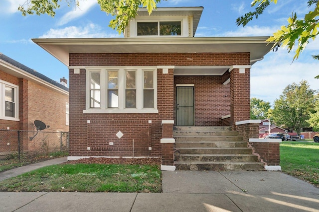 view of front of house with a porch