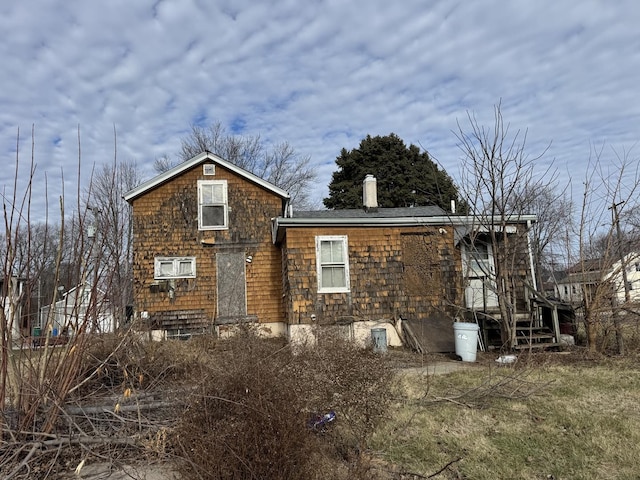 view of back of property