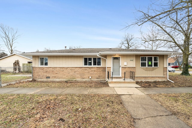 view of front of property