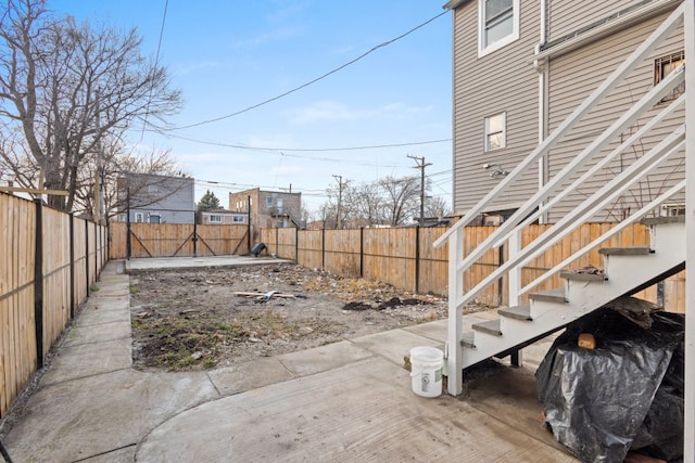 view of patio / terrace with a grill