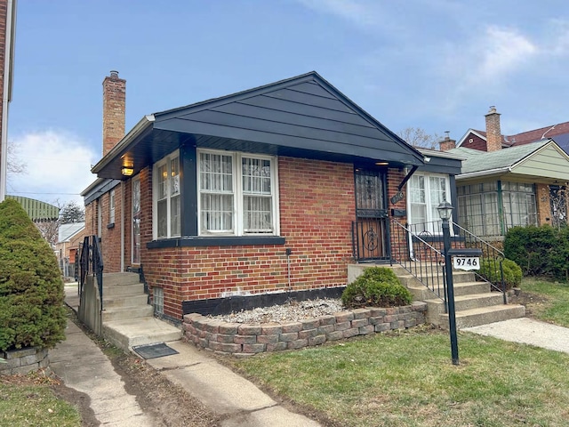 view of bungalow-style home