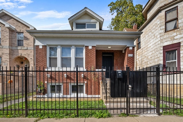 view of front of property