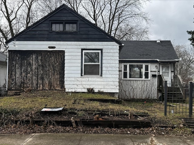 view of bungalow-style home