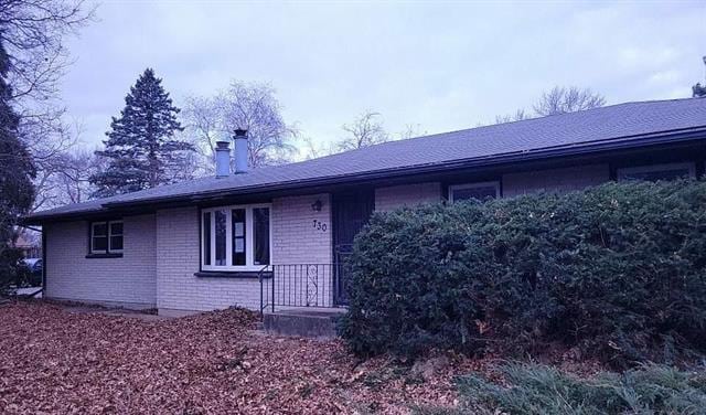 view of ranch-style house