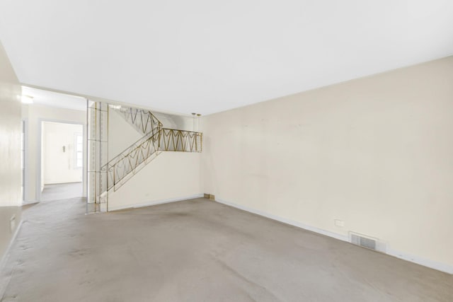 view of unfurnished living room