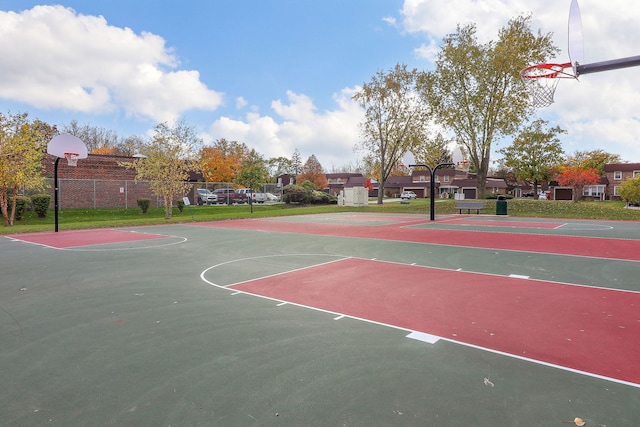 view of sport court