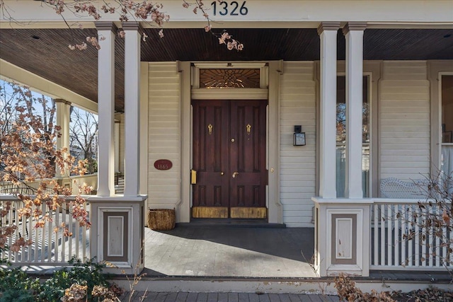 view of property entrance