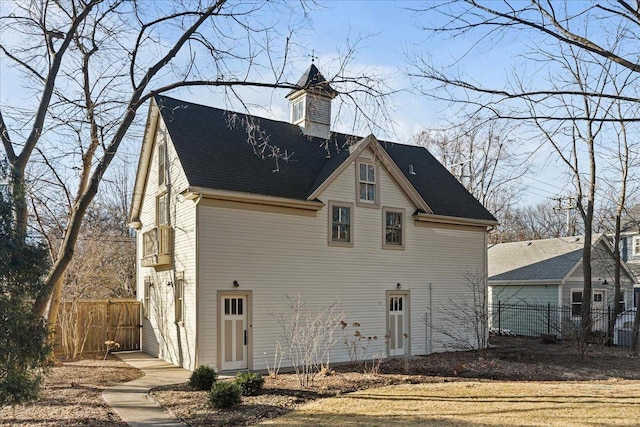 view of home's exterior