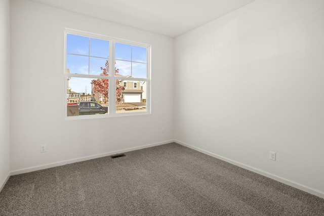 unfurnished room with carpet