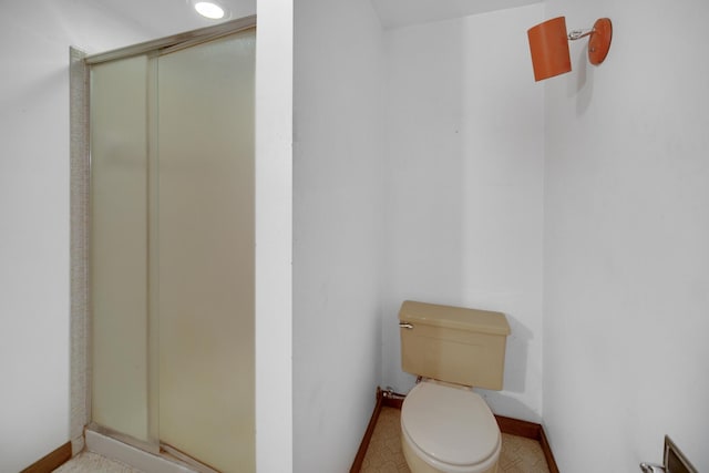 bathroom featuring toilet