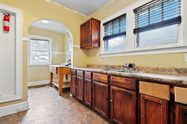 kitchen featuring sink