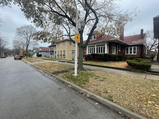 view of road