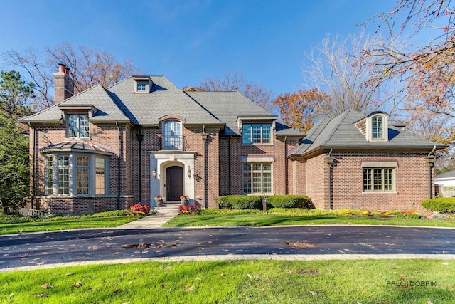 view of front of house featuring a front yard