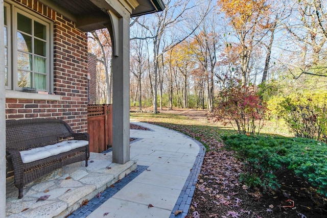 view of patio