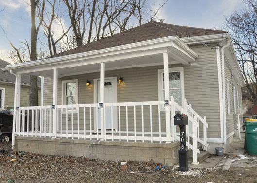 bungalow with a porch