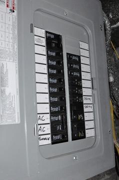 utilities with electric panel