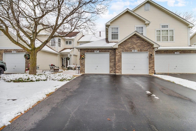 front facade featuring a garage