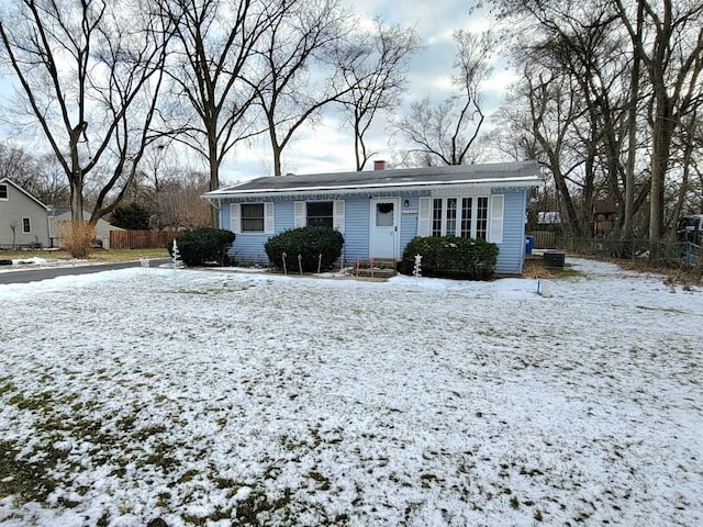 view of front of home