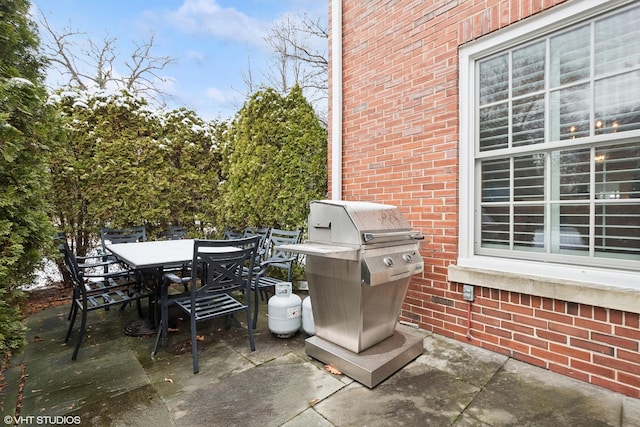 view of patio / terrace with grilling area