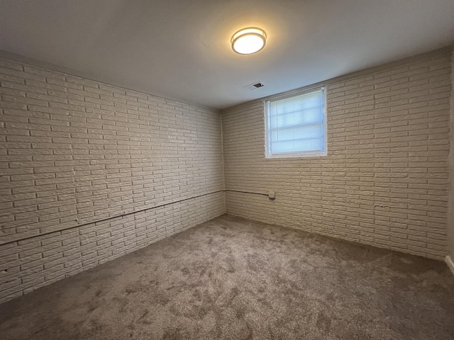 spare room with carpet floors