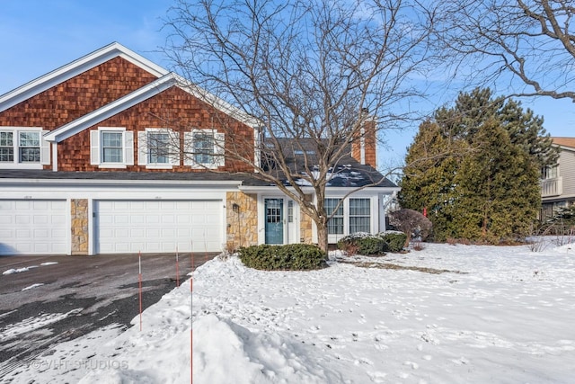 front facade featuring a garage