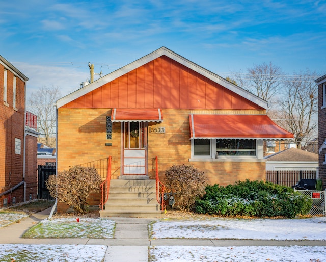 view of front of property