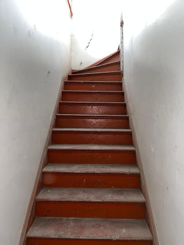 view of stairway