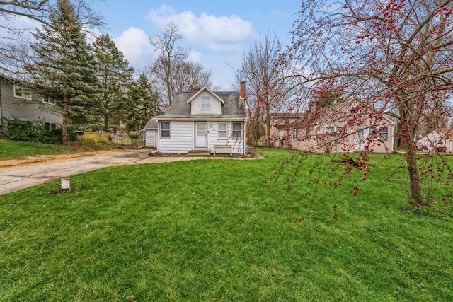 exterior space featuring a yard