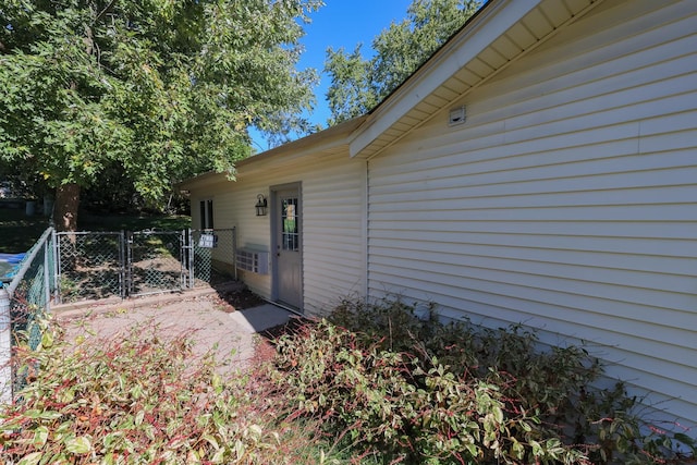 view of side of property