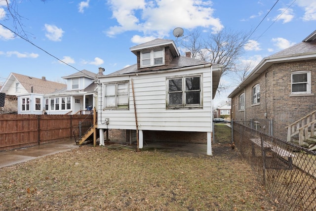 view of rear view of house