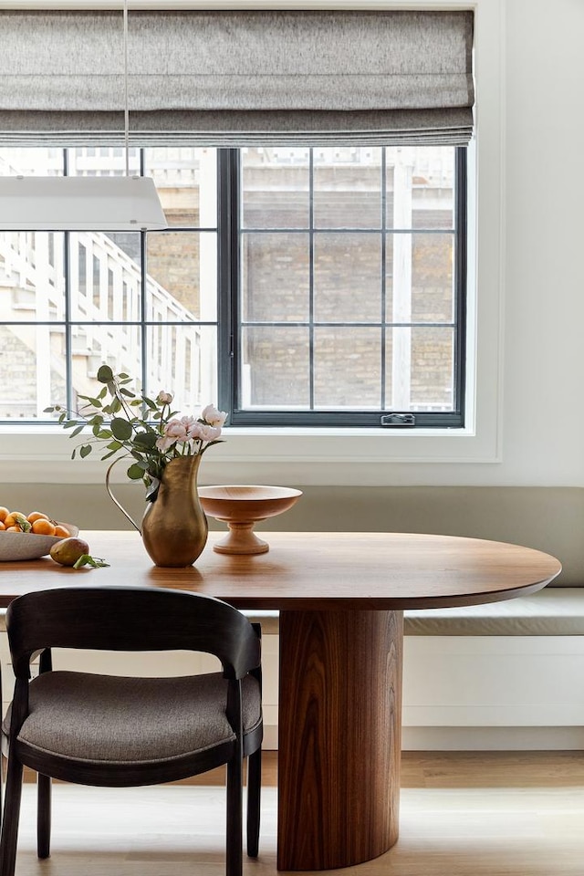 unfurnished dining area with a healthy amount of sunlight