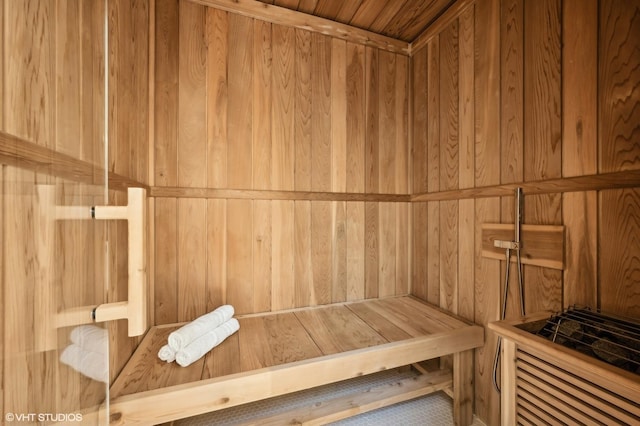 view of sauna / steam room