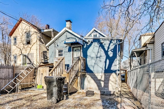 view of rear view of house