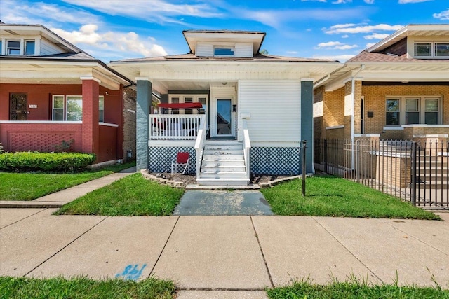 view of front of house featuring a porch