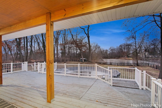 view of deck